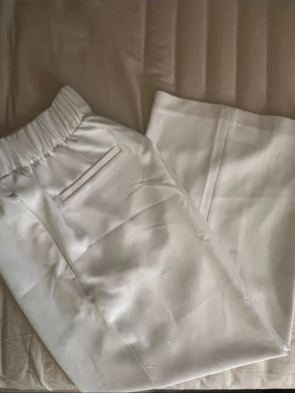 H&M Women’s White Dress culottes with Elastic Waist
